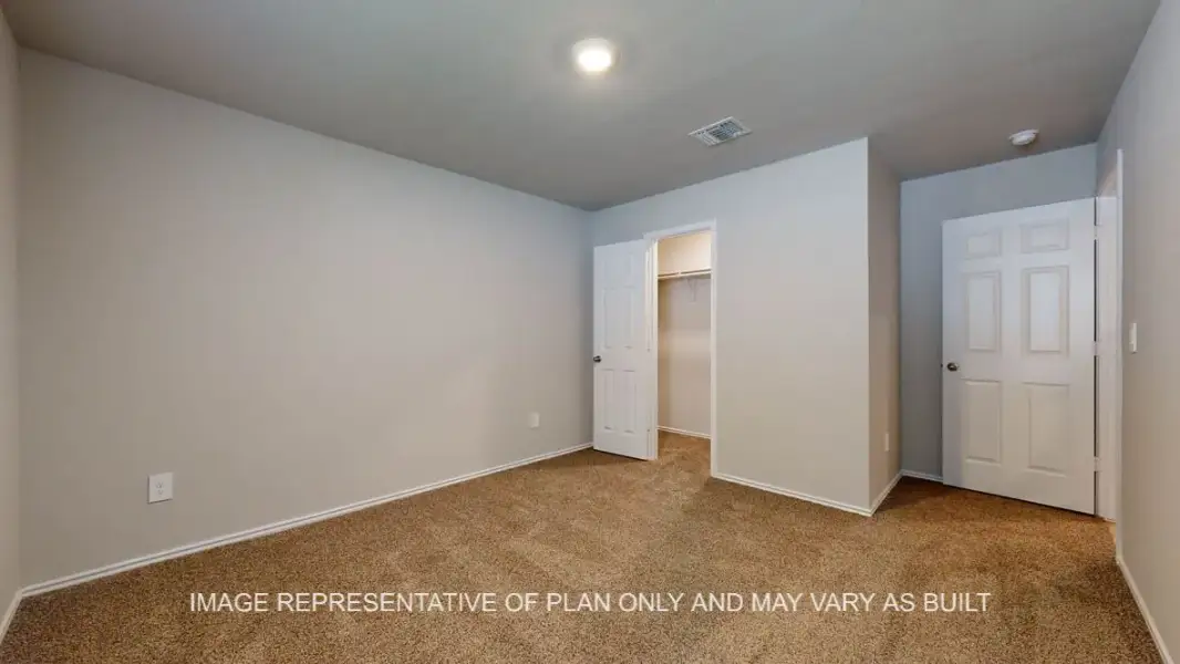 Representative unfurnished interior of a home built from the Seabrook by D.R. Horton in Wildwood Estates, Nolanville (Image 27).