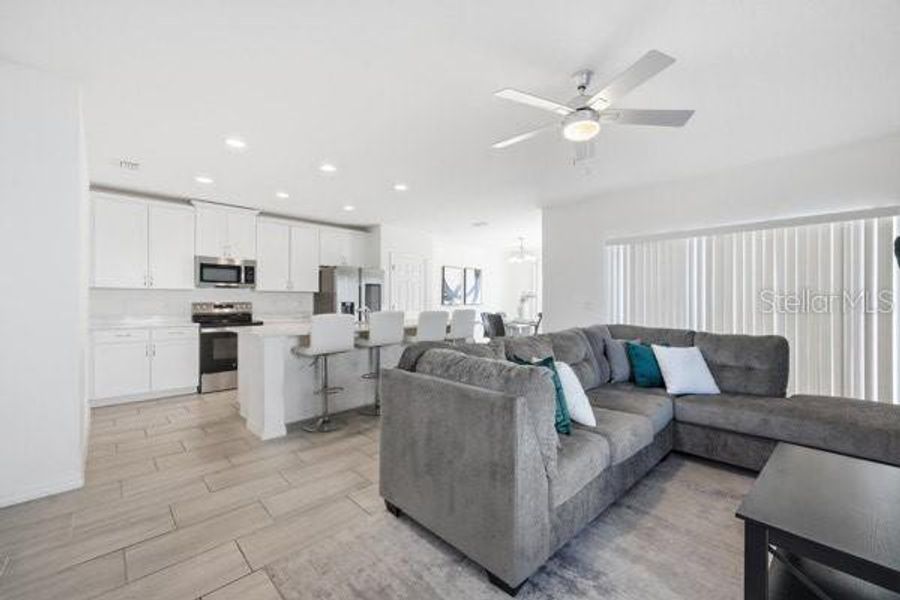 Furnished interior view inside a new home in , Davenport (Image 11).