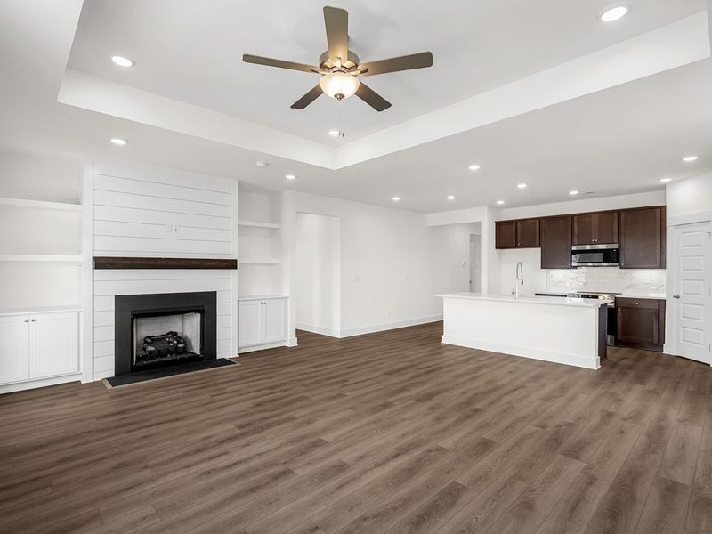 Spacious, unfurnished interior of a new home in Woods Crossing, Gallatin (Image 32).