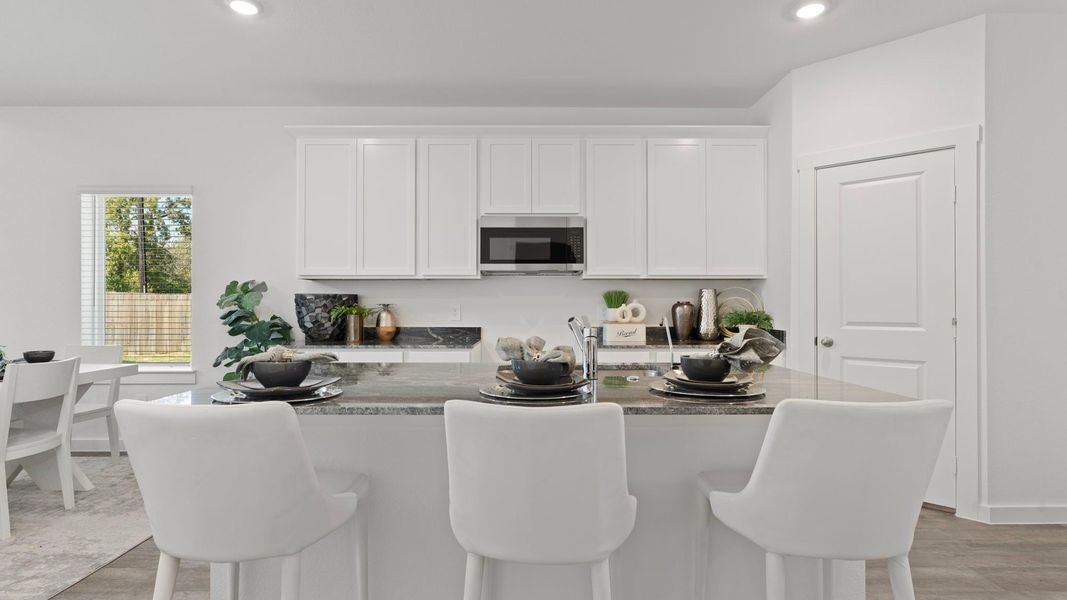 Furnished interior view inside a new home in Tamarron, Fulshear (Image 6).