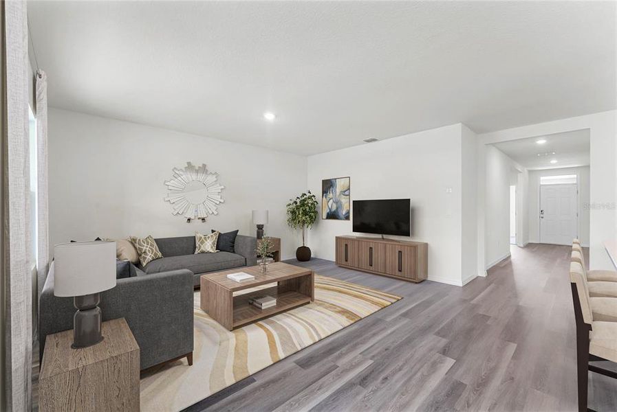 Furnished interior view inside a new home in Crossroads at Kelly Park, Apopka (Image 10).