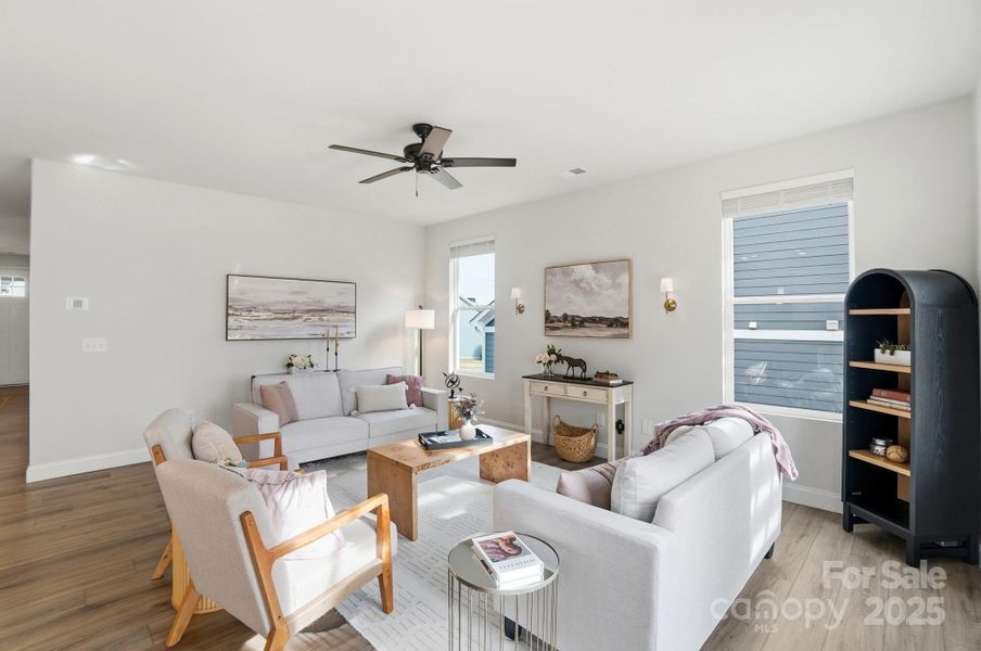 Furnished interior view inside a new home in , Cramerton (Image 6).