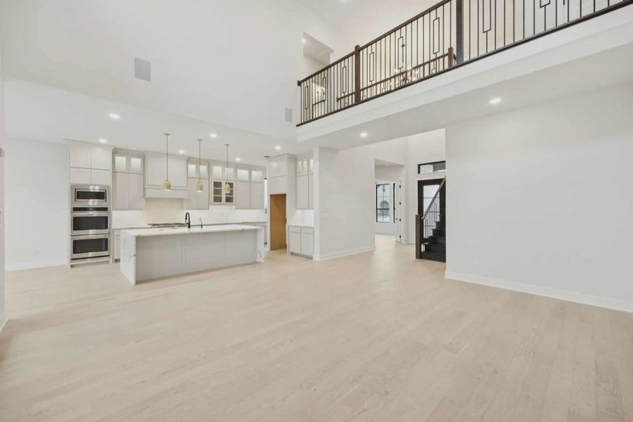Representative unfurnished interior of a home built from the Danville by Chesmar Homes in Canyon Falls, Argyle (Image 26).