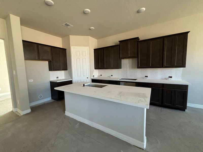 Construction progress - kitchen