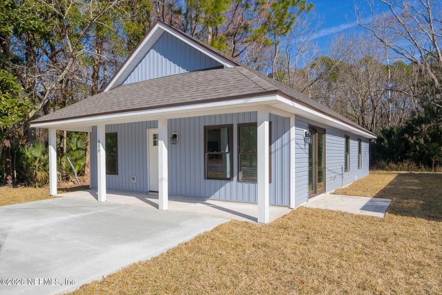 Exterior details and patio area of a home in , St. Augustine (Image 20).