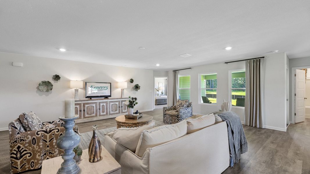 Furnished interior in a model home at The Hammocks in Crawfordville (Image 13). Furnished interior in a model home at The Hammocks in Crawfordville (Image 13).