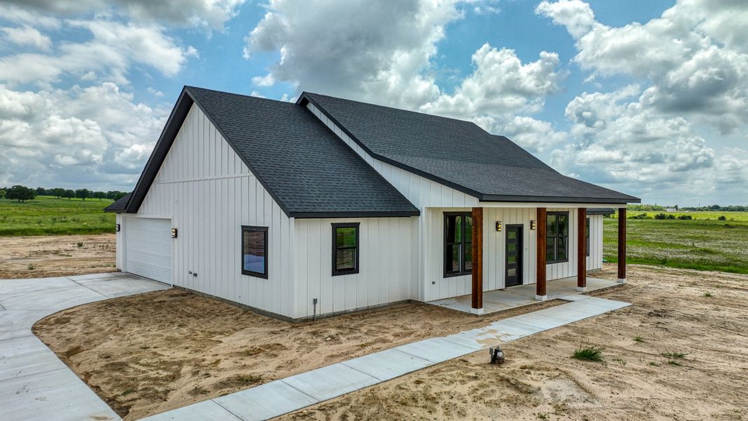Representative exterior photo of a completed home built from the Magnolia by Zeal Home Builders in Horizon Meadow Estates, Paradise, TX (Image 27).