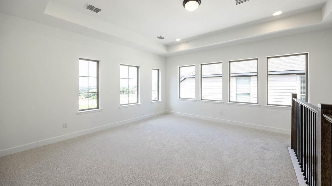 Spacious, unfurnished interior of a new home in Santa Rita Ranch - Eldorado, Liberty Hill (Image 13). Spacious, unfurnished interior of a new home in Santa Rita Ranch - Eldorado, Liberty Hill (Image 13).