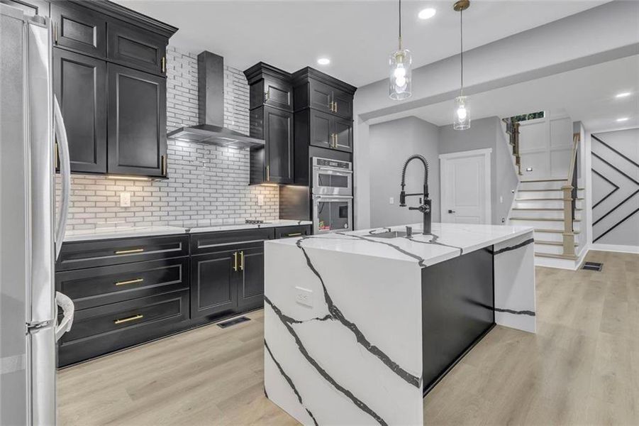 Furnished interior view inside a new home in , Fairburn (Image 19).