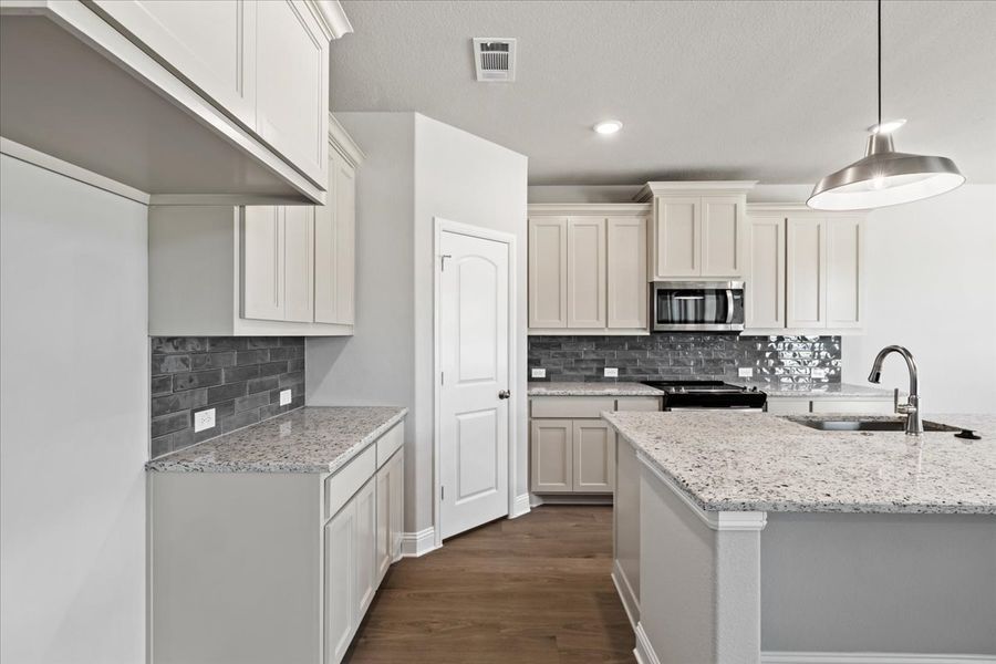 Furnished interior view inside a new home in The Ranches at Valley View, Springtown (Image 14).