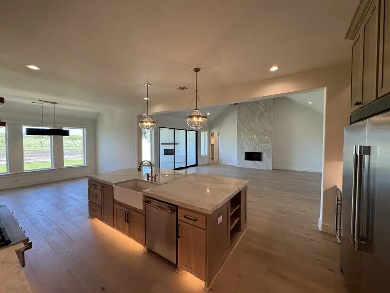 Furnished interior view inside a new home in Summit Ranch, Aledo (Image 6). Furnished interior view inside a new home in Summit Ranch, Aledo (Image 6).