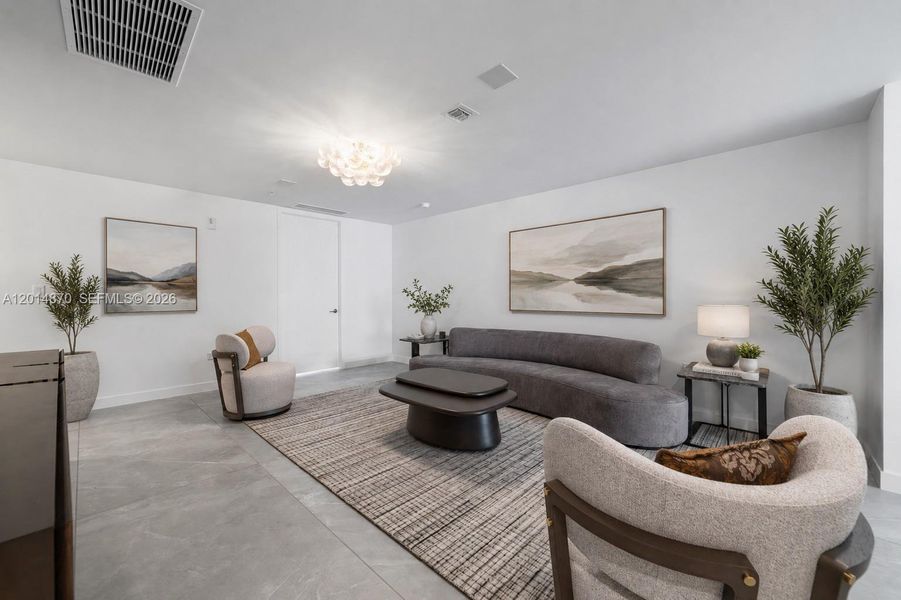 Furnished interior view inside a new home in , Pompano Beach (Image 33).