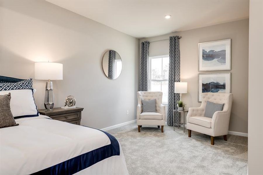 Representative furnished interior of a home built from the Palladio Ranch by Ryan Homes in Pine Ridge Estates, Ridgeville (Image 21).