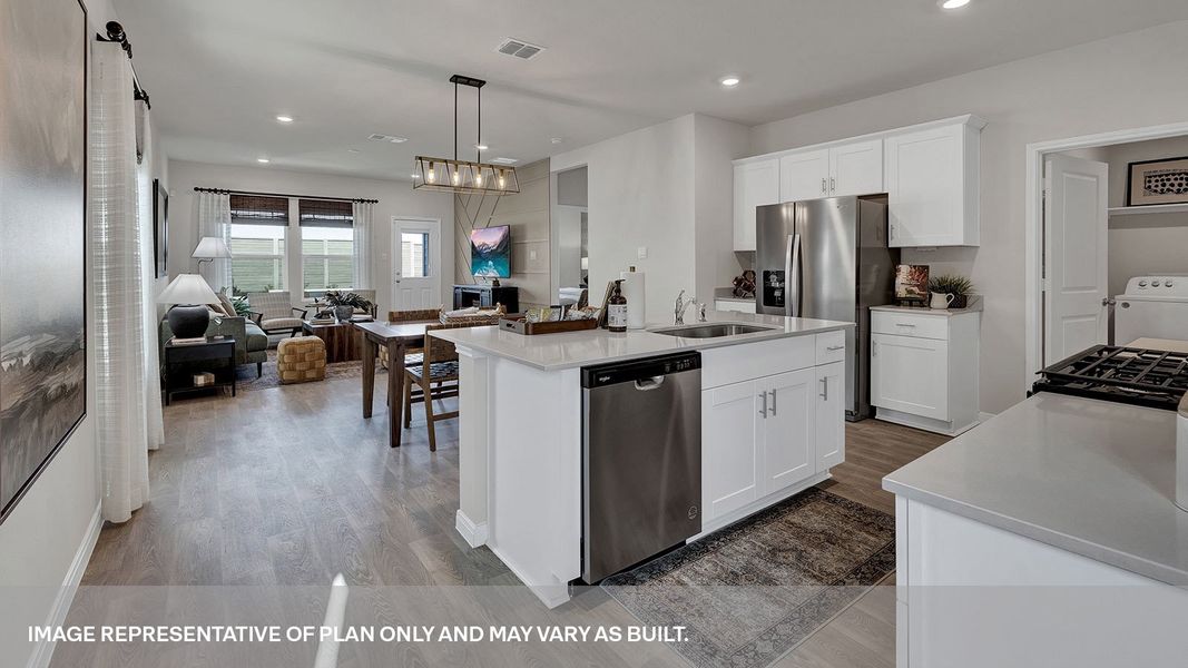 Furnished interior view inside a new home in Whisper South, San Marcos (Image 8). Furnished interior view inside a new home in Whisper South, San Marcos (Image 8).