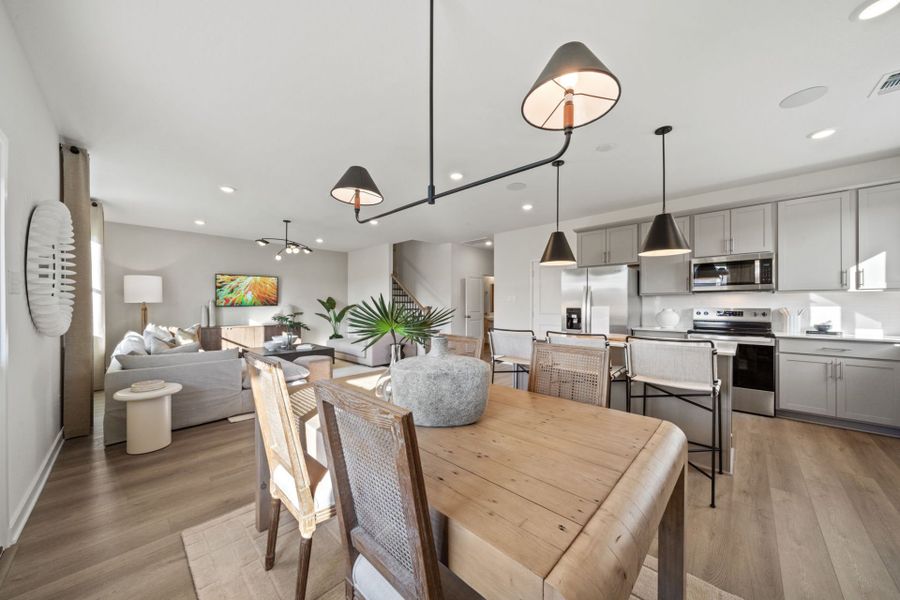 Furnished interior view inside a new home in Skyview, Belton (Image 17).