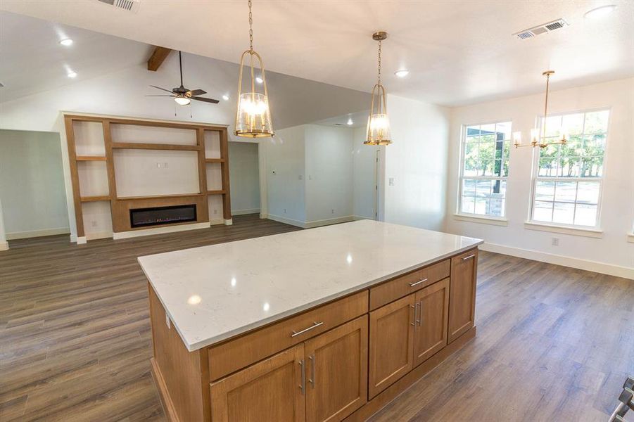 Furnished interior view inside a new home in , Post Oak Bend City (Image 4).
