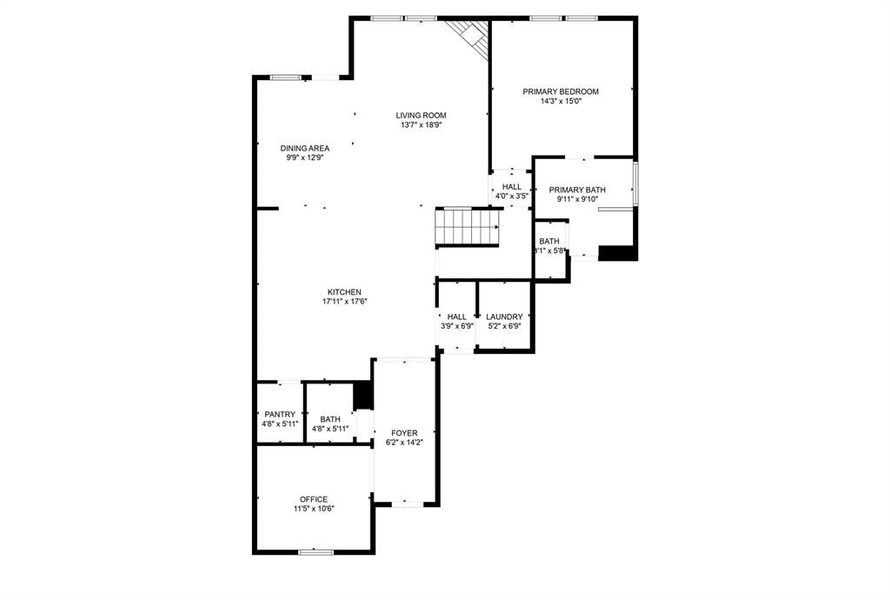 Floor Plan on !st Floor