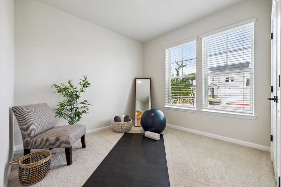 Representative furnished interior of a home built from the Juniper by Beazer Homes in The Groves of Berkeley, Moncks Corner (Image 6).