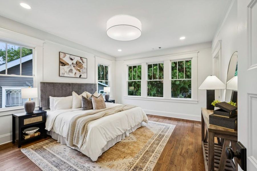 Furnished interior view inside a new home in , Atlanta (Image 12).