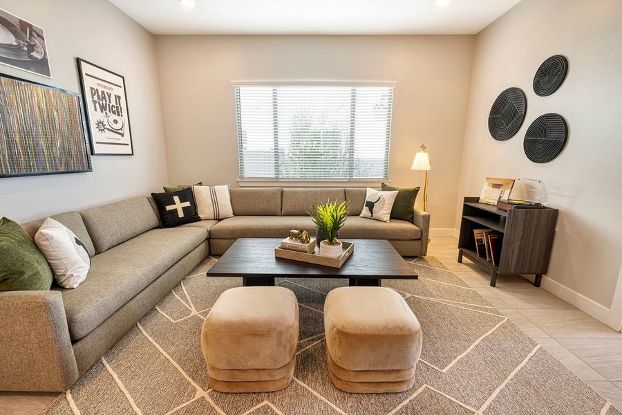 Representative furnished interior of a home built from the Violet Plan 5008 by Tri Pointe Homes in Revana at Soleo, Queen Creek (Image 4).