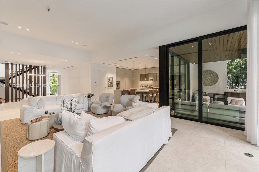 Furnished interior view inside a new home in , Miami (Image 5).