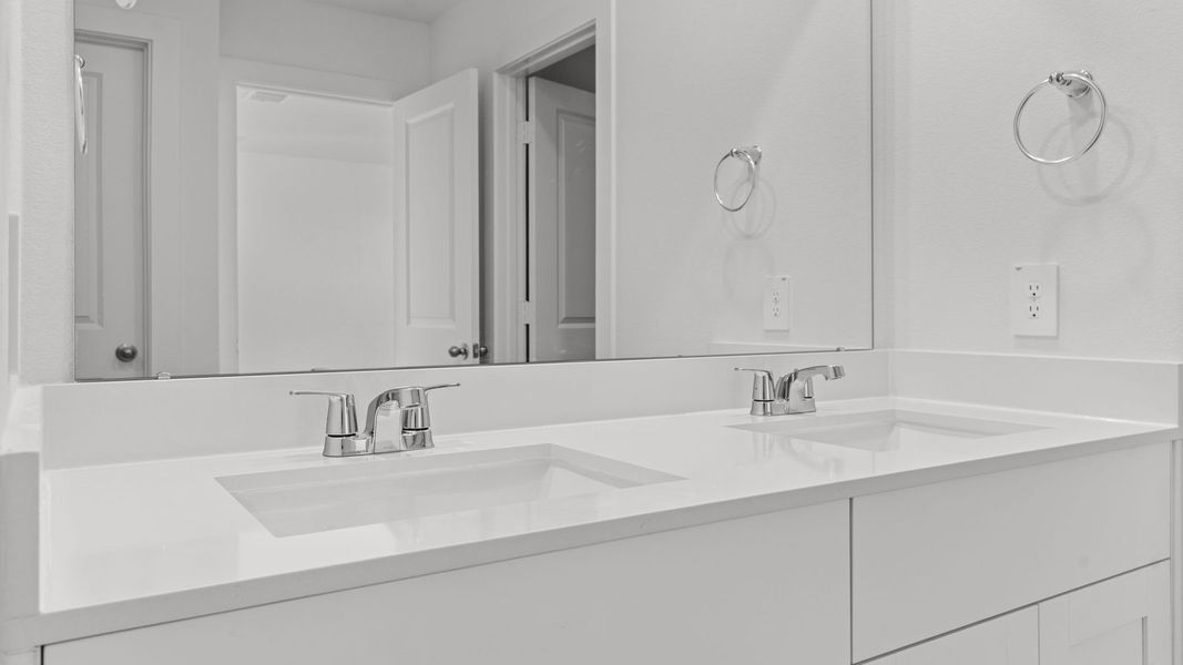 Close-up of interior finishes inside a home in Villarosa at Tamarron, Katy (Image 22).
