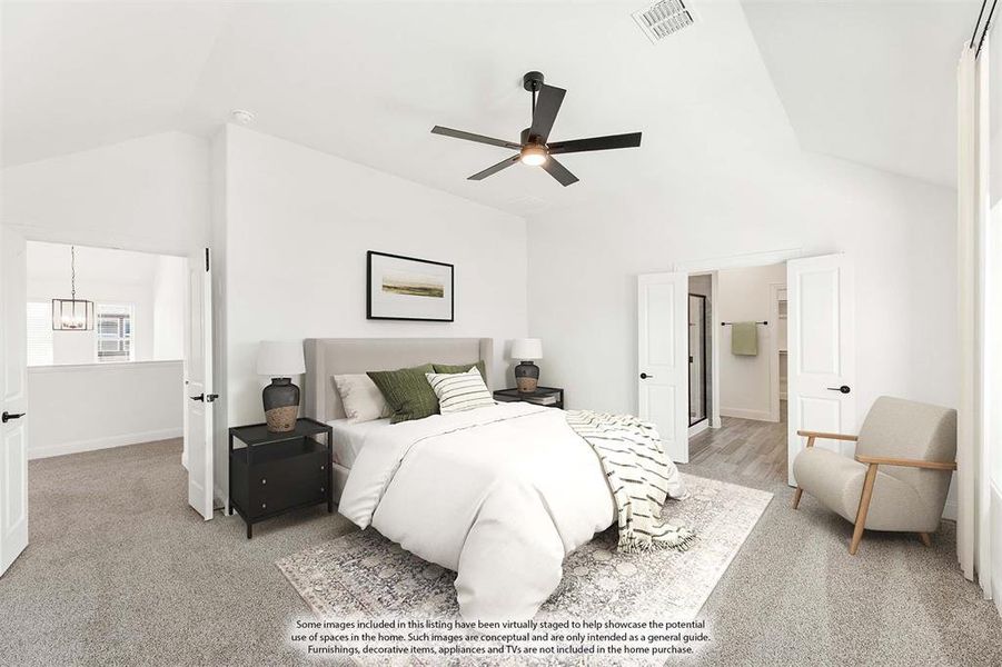 Furnished interior view inside a new home in Glenbrook, Red Oak (Image 30).