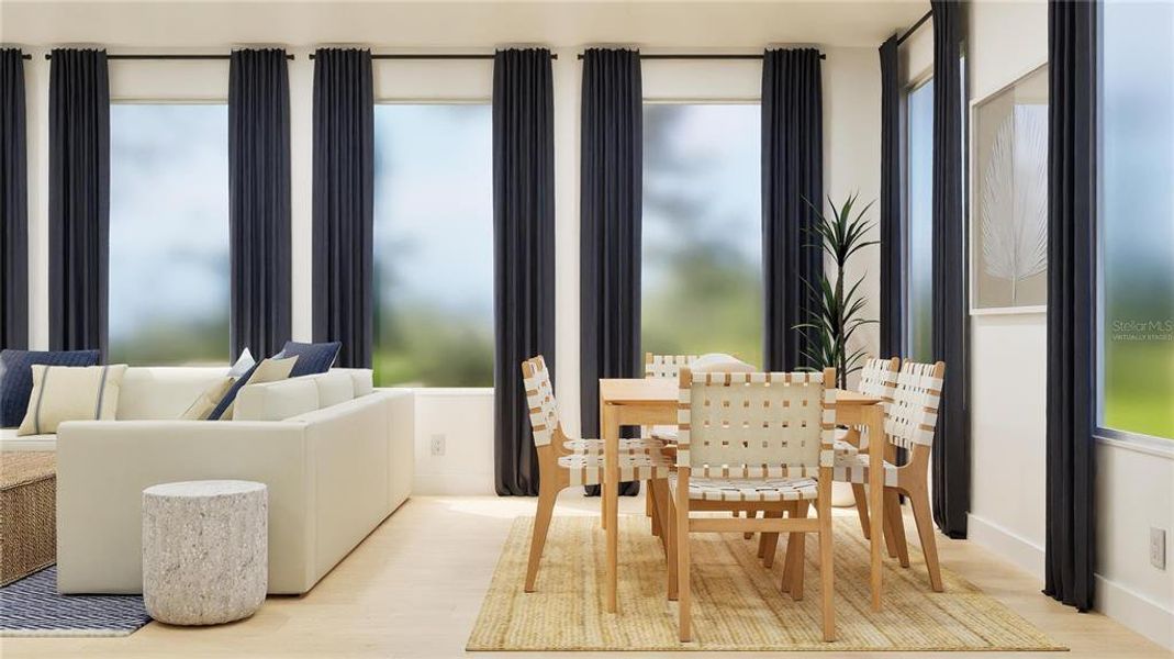 Furnished interior view inside a new home in , Kissimmee (Image 20). Furnished interior view inside a new home in , Kissimmee (Image 20).