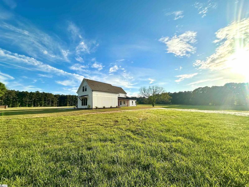 Exterior details and patio area of a home in Greenville County Homes, Simpsonville (Image 3).