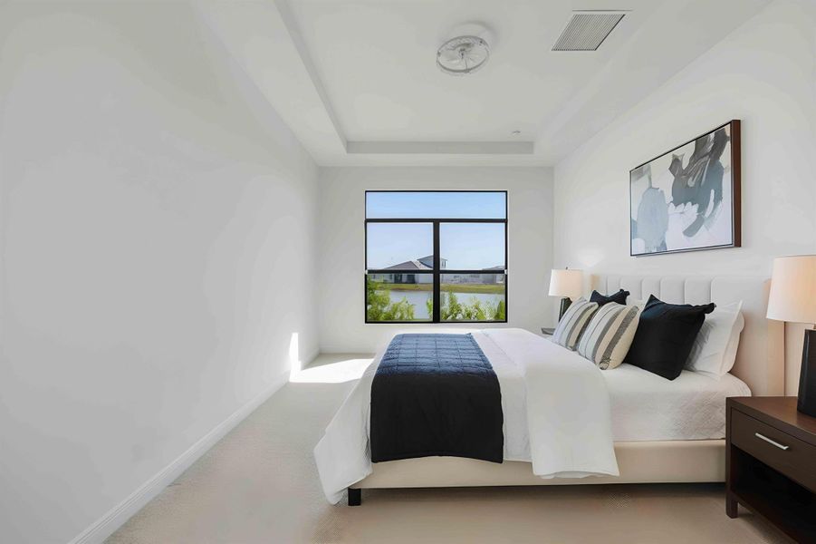 Furnished interior view inside a new home in , Port St. Lucie (Image 15).