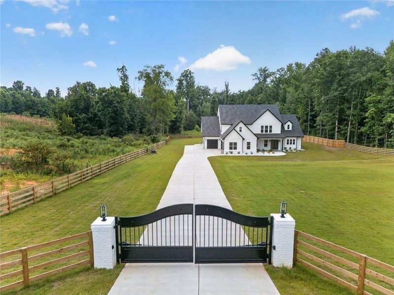 Front exterior of a new home in , Bethlehem, GA, highlighting curb appeal (Image 31).