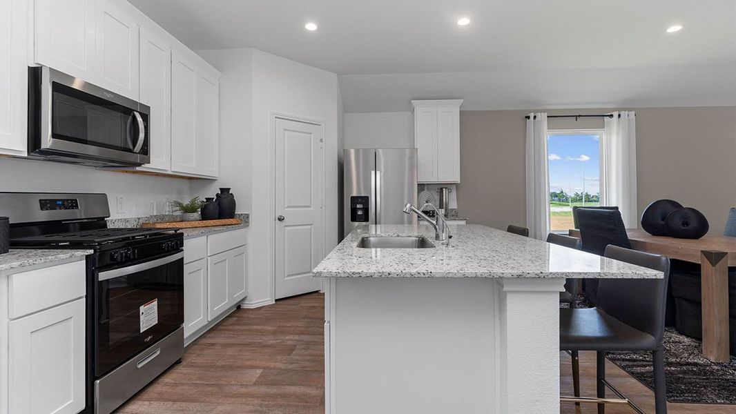 Furnished interior view inside a new home in Tamarron, Fulshear (Image 17).