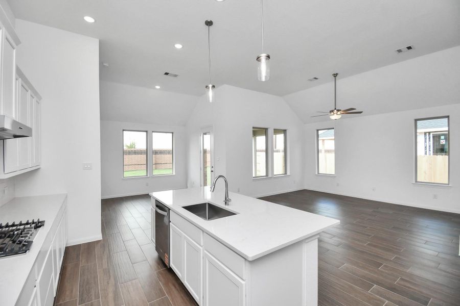 Furnished interior view inside a new home in Elyson, Katy (Image 10). Furnished interior view inside a new home in Elyson, Katy (Image 10).