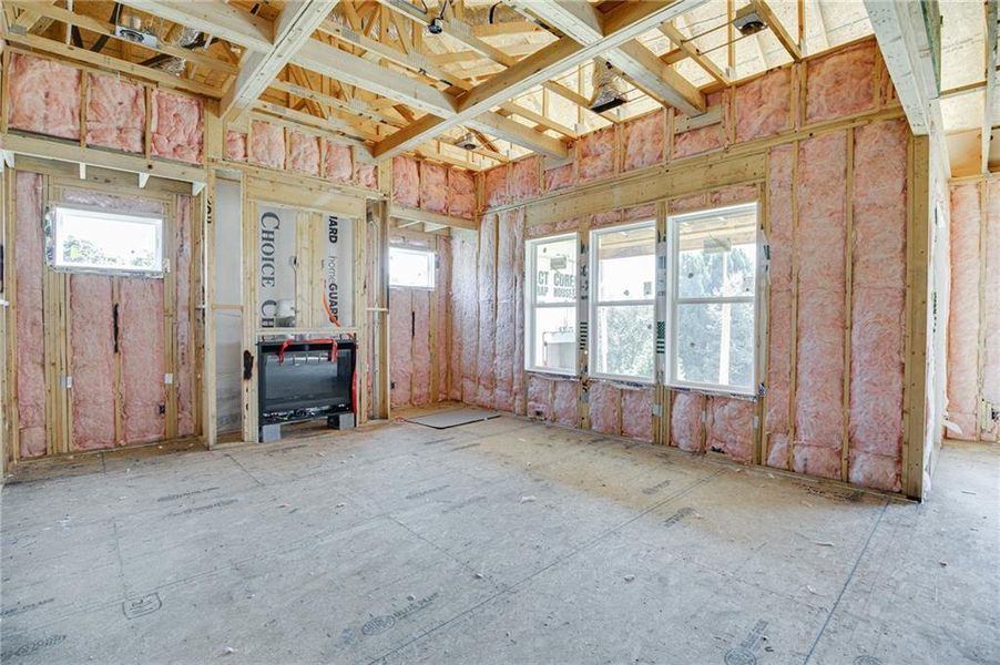 In-progress construction of a new home in , Jefferson, GA (Image 28).