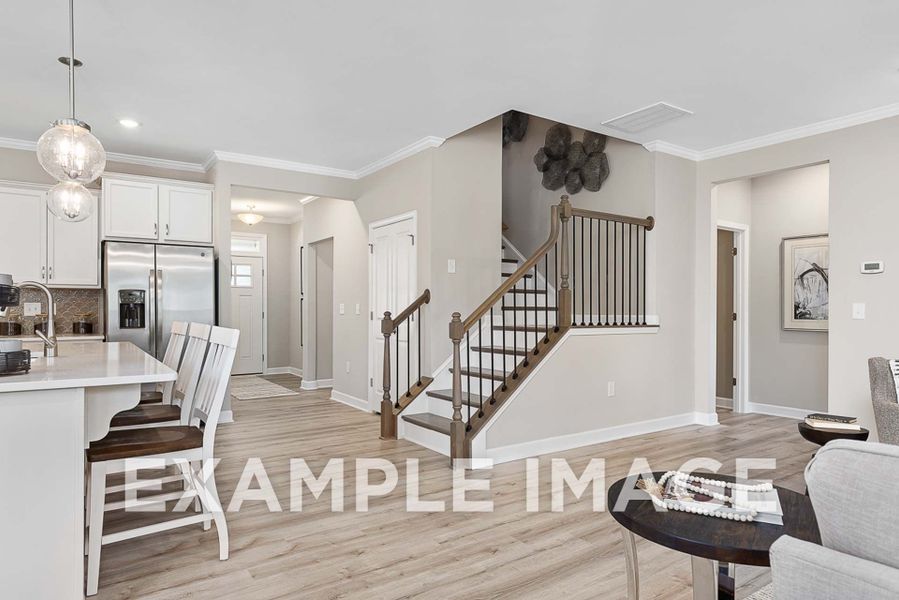 Representative furnished interior of a home built from the The Ash D by Davidson Homes LLC in Windgate, Mooresville (Image 13).