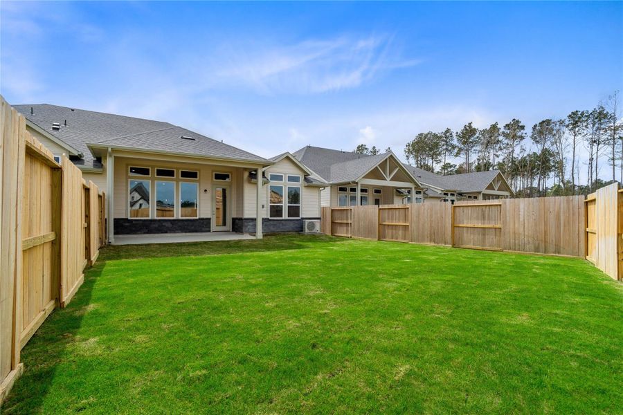 There is plenty of green space for your outdoor hobbies, activities or relaxation.