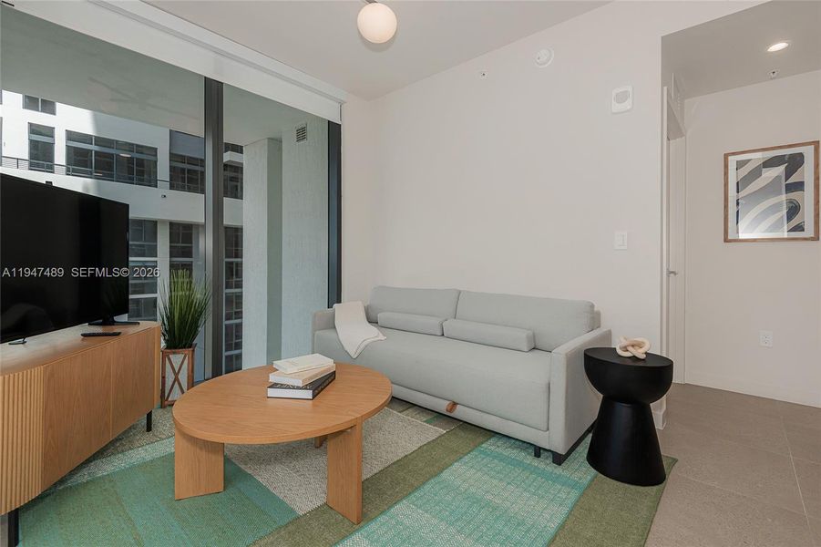 Furnished interior view inside a new home in , Miami (Image 5).