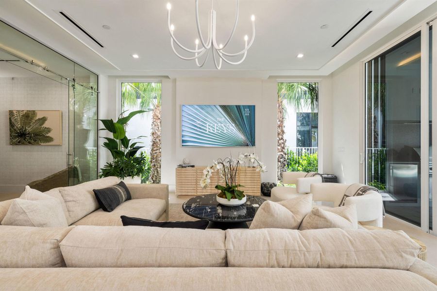 Furnished interior view inside a new home in , Delray Beach (Image 52).