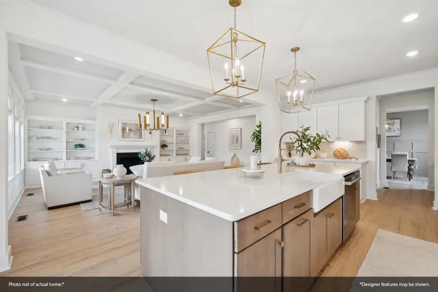 Furnished interior view inside a new home in Gates at Windermere, Blythewood (Image 8).
