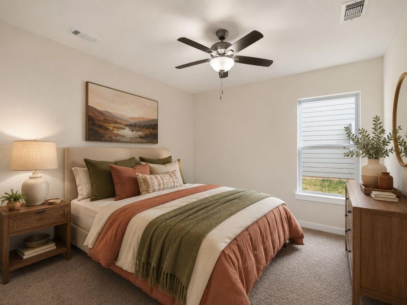 Virtually staged to showcase the room’s space and potential. Virtually staged to showcase the room’s space and potential.
