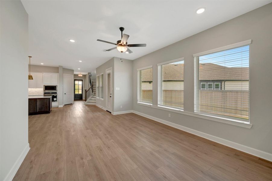 Spacious, unfurnished interior of a new home in Prairieland Village - Grove Collection, Cypress (Image 31). Spacious, unfurnished interior of a new home in Prairieland Village - Grove Collection, Cypress (Image 31).
