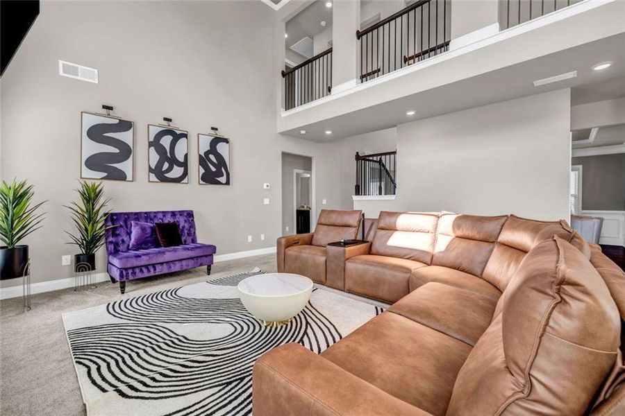 Furnished interior view inside a new home in , Douglasville (Image 11). Furnished interior view inside a new home in , Douglasville (Image 11).