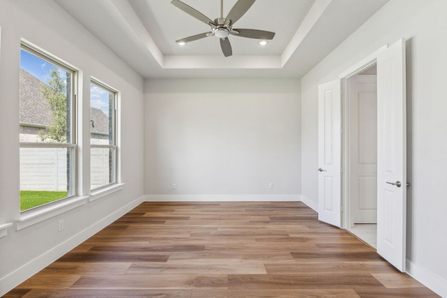 Representative unfurnished interior of a home built from the Sequoia by Centre Living Homes in Painted Tree Lakeside, McKinney (Image 28).