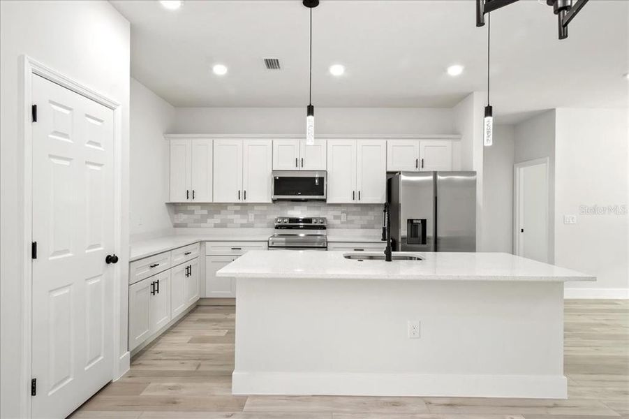 Furnished interior view inside a new home in , Citrus Springs (Image 18).