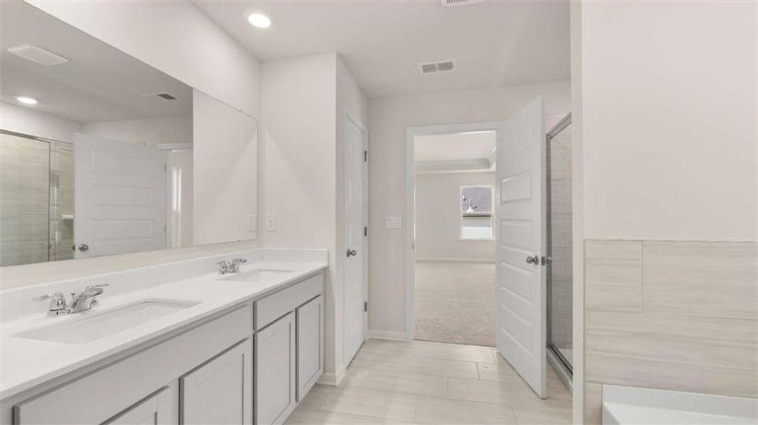 Furnished interior view inside a new home in Independence, Loganville (Image 8). Furnished interior view inside a new home in Independence, Loganville (Image 8).