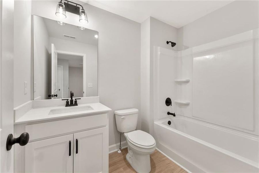 Furnished interior view inside a new home in Wildwood Place, Powder Springs (Image 8). Furnished interior view inside a new home in Wildwood Place, Powder Springs (Image 8).