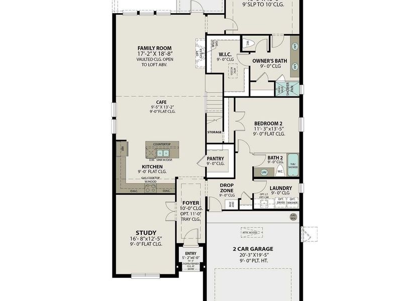 2D floor plan layout of this home in Lago Mar, Texas City, TX (Image 5). 2D floor plan layout of this home in Lago Mar, Texas City, TX (Image 5).