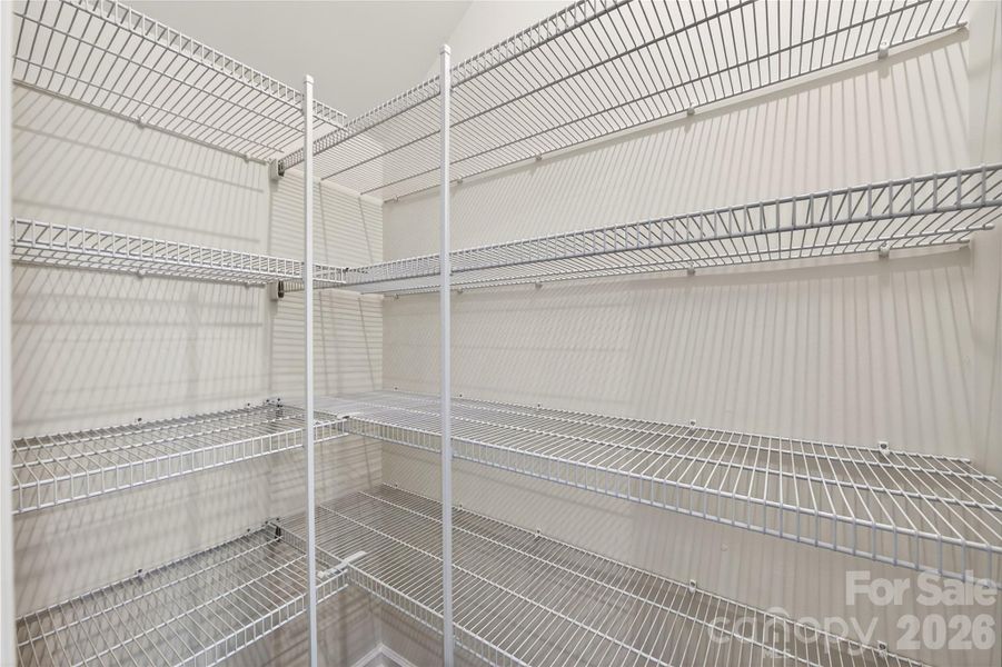 Large walk-in pantry Large walk-in pantry