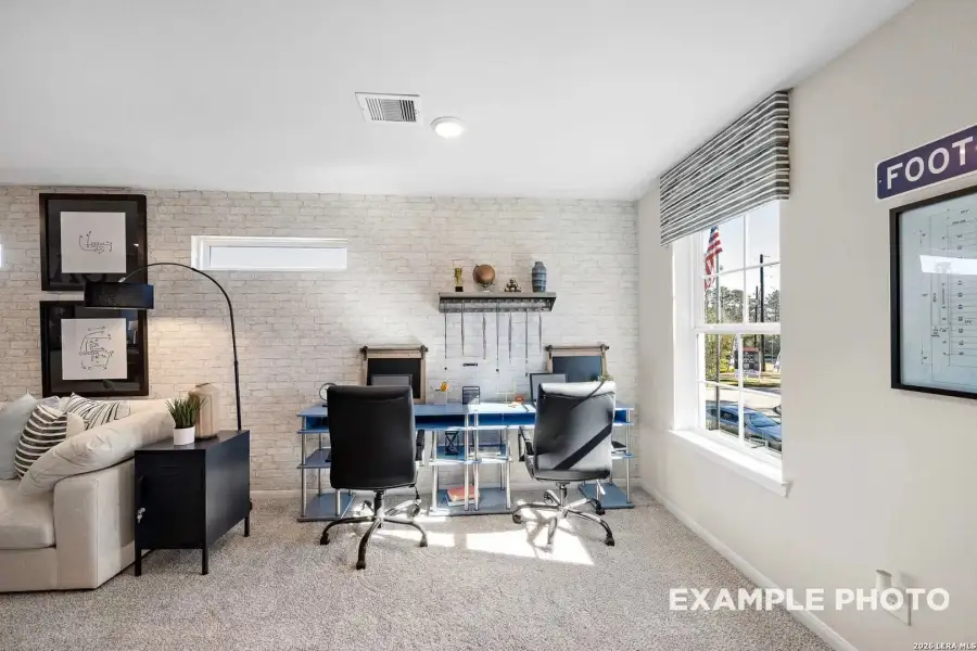 Furnished interior view inside a new home in Agave, San Antonio (Image 32).