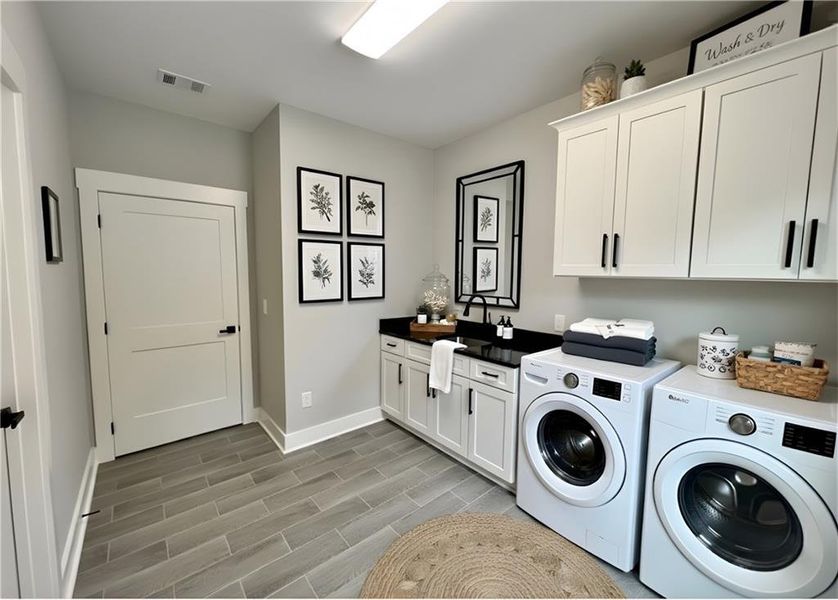 Furnished interior view inside a new home in , Conyers (Image 33).